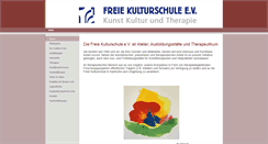 Desktop Screenshot of freie-kulturschule-ka.de
