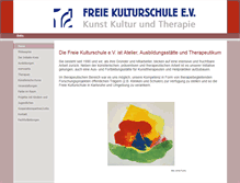 Tablet Screenshot of freie-kulturschule-ka.de